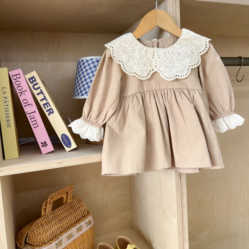 Vestido Infantil Golinha Rendada