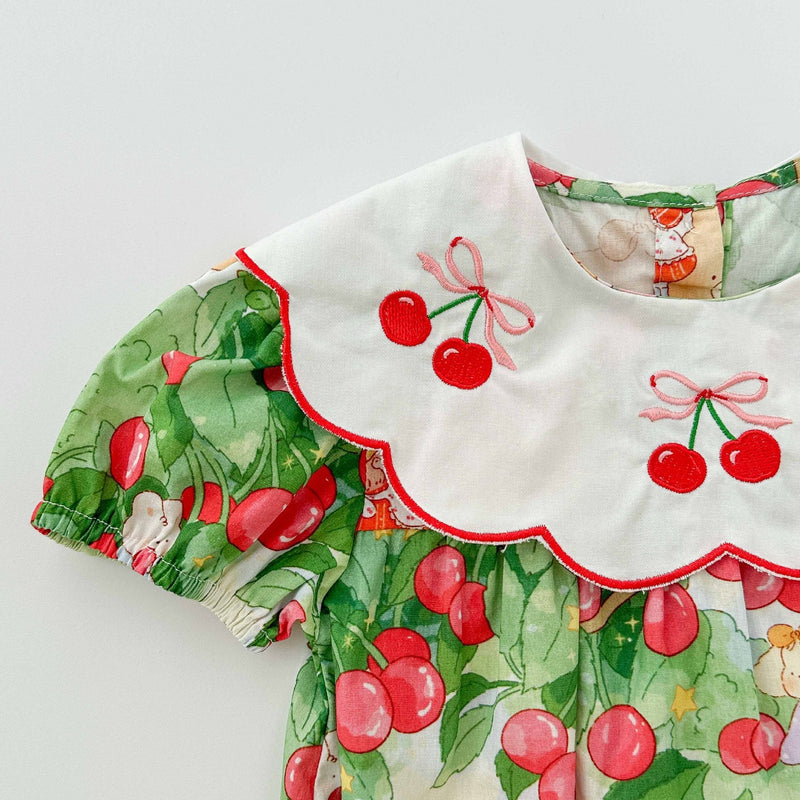 Body Infantil Feminino Cerejinhas