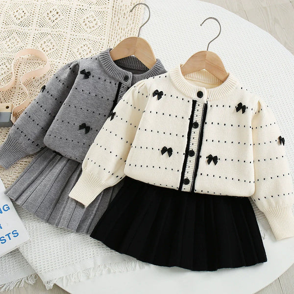 Conjunto Infantil Feminino Inverno Lacinhos