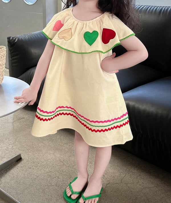 Vestido Infantil Golinha Corações
