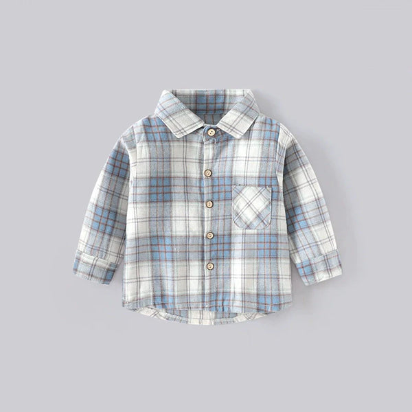 Camisa Infantil Masculina Xadrez