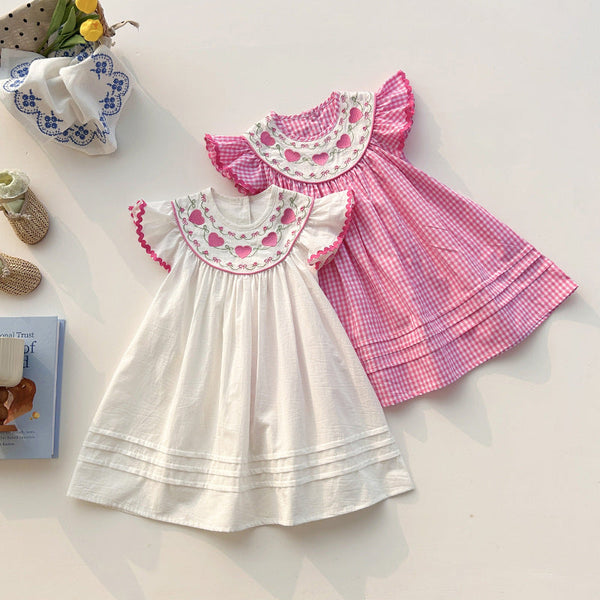 Vestido Infantil Golinha Corações