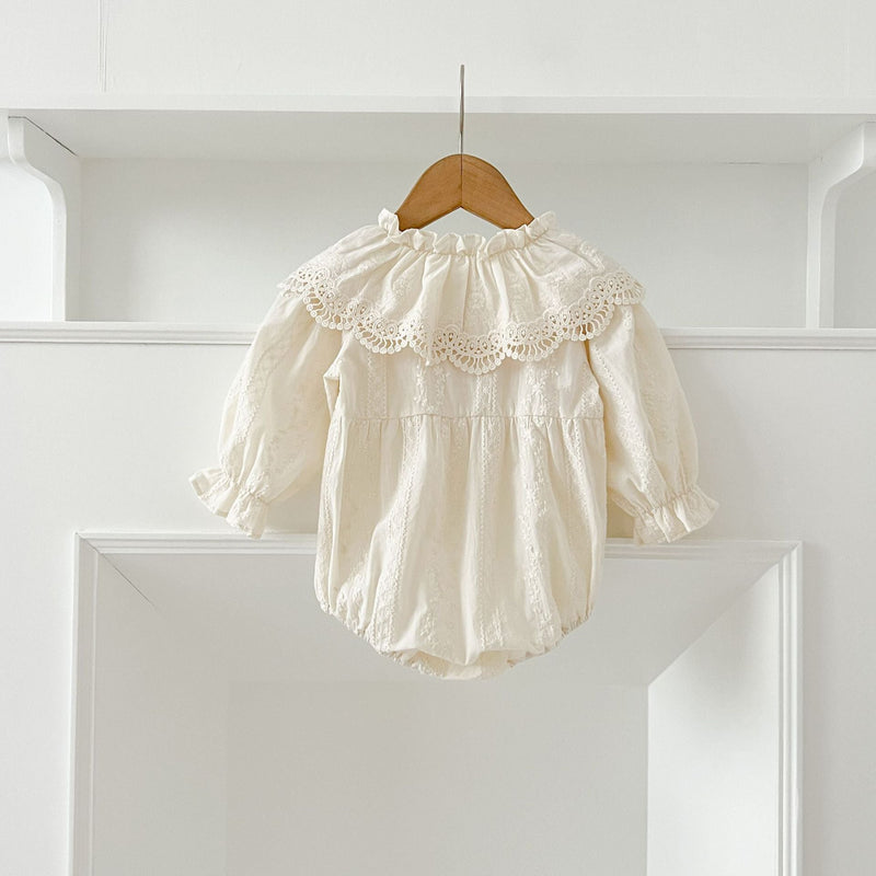 Body Infantil Feminino Gola Rendadinho