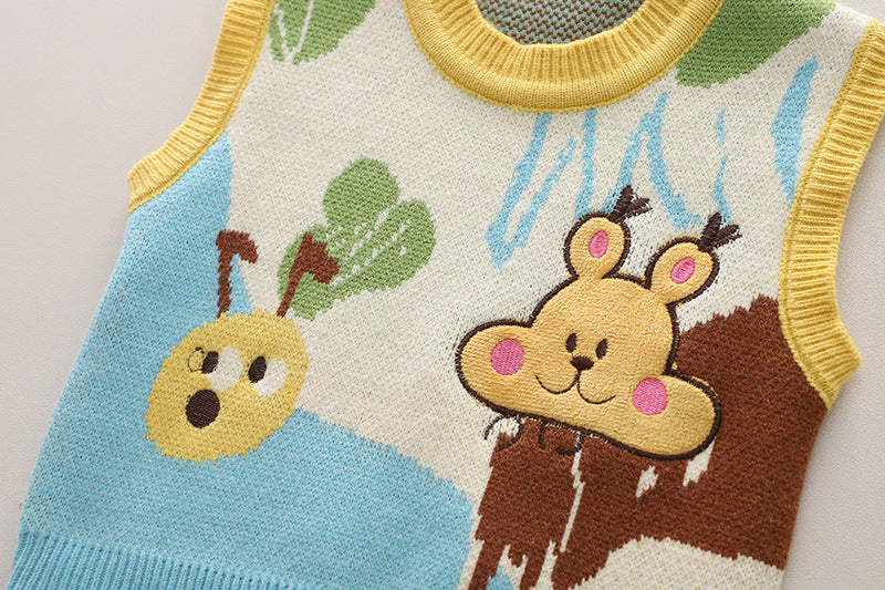 Conjunto Infantil Masculino 3 Peças Bichinhos