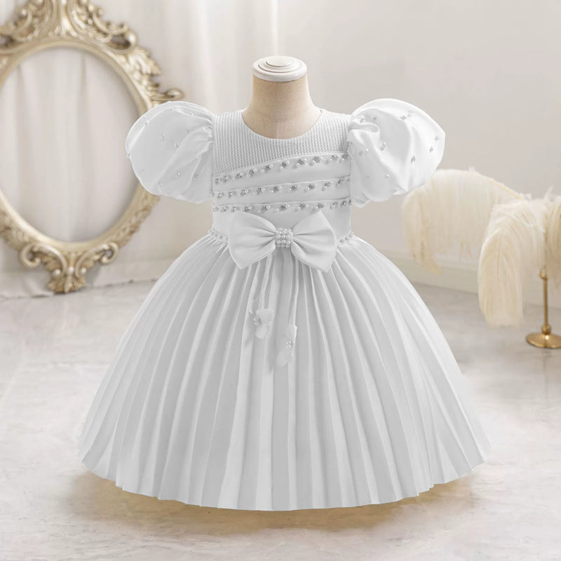 Vestido De Festa Bufante Pérolas