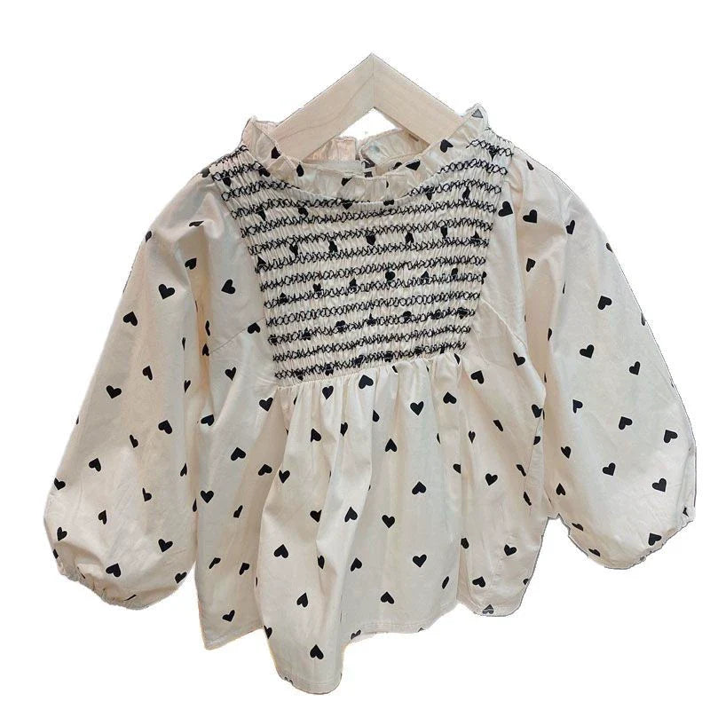Camisa Infantil Feminino Corações