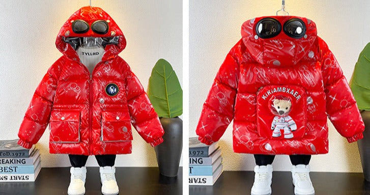 Casaco Infantil Inverno Ursinho Astronauta