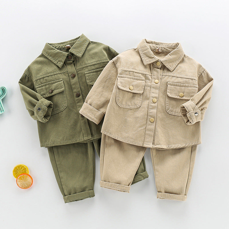 Conjunto Infantil Masculino Jeans Bolsinhos