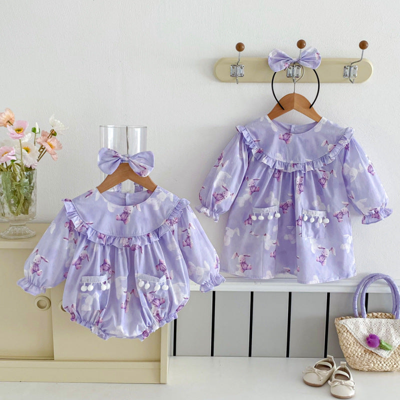 Body/ Vestido Coelhinhos Pompom