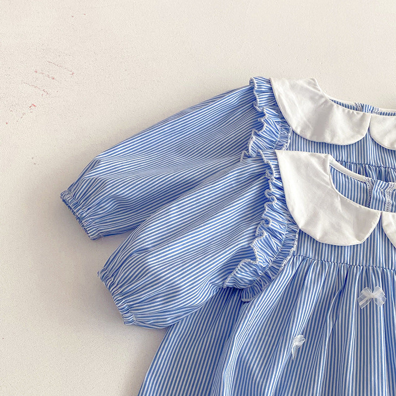 Body/ Vestido Infantil Lístras Lacinho