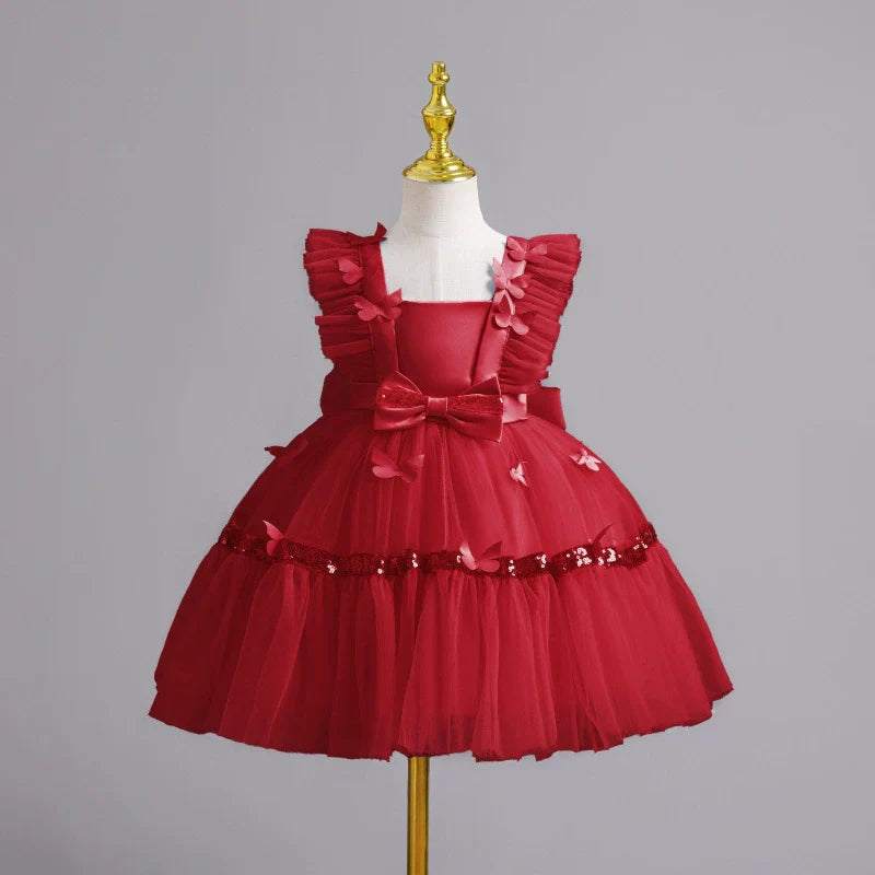 Vestido De Festa Tule Lacinhos