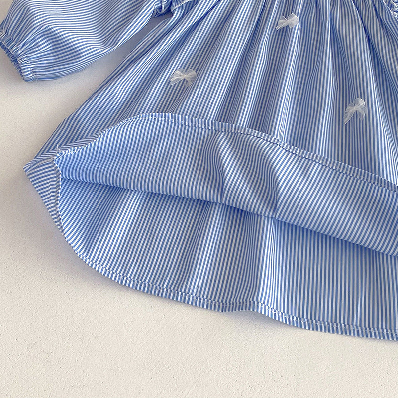 Body/ Vestido Infantil Lístras Lacinho