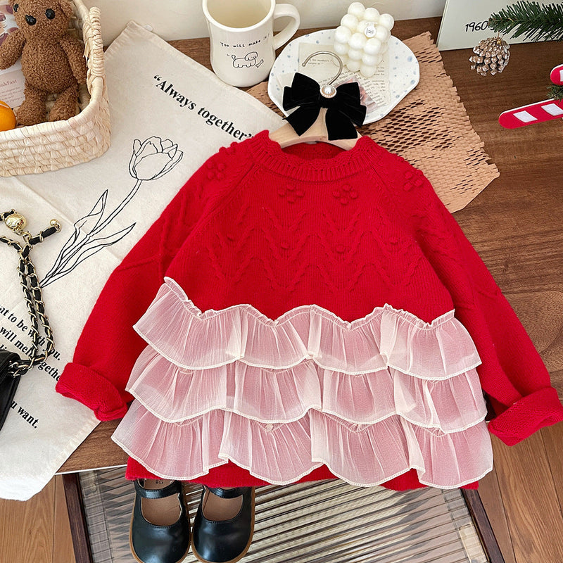 Blusa Infantil Feminina Tricô Babadinhos