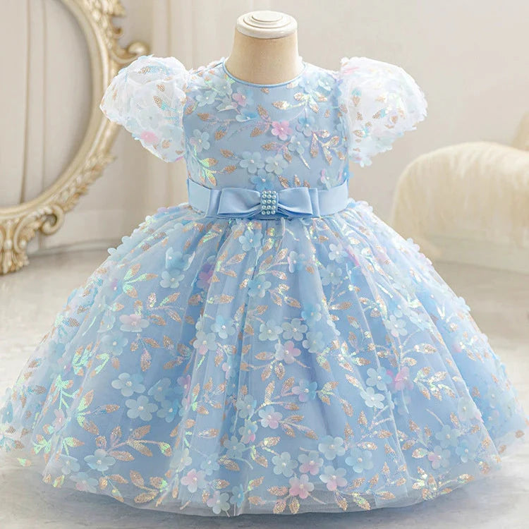 Vestido Infantil Festa Florzinhas