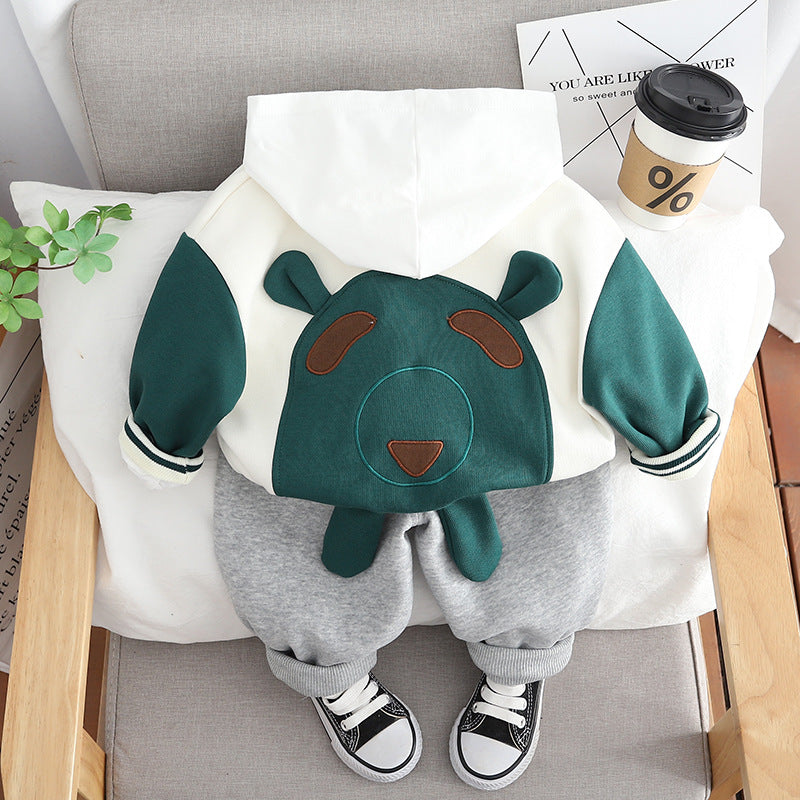 Conjunto Infantil Masculino Ursinho 3 Peças