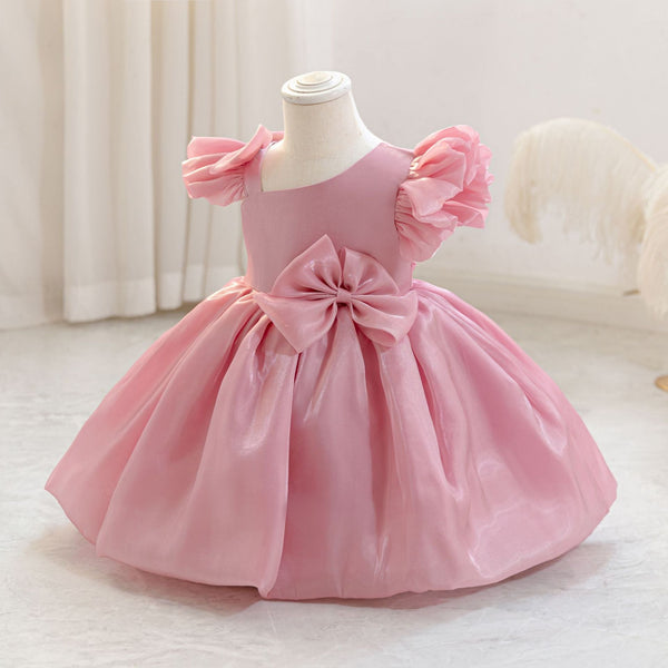 Vestido Infantil De Festa com Lacinho