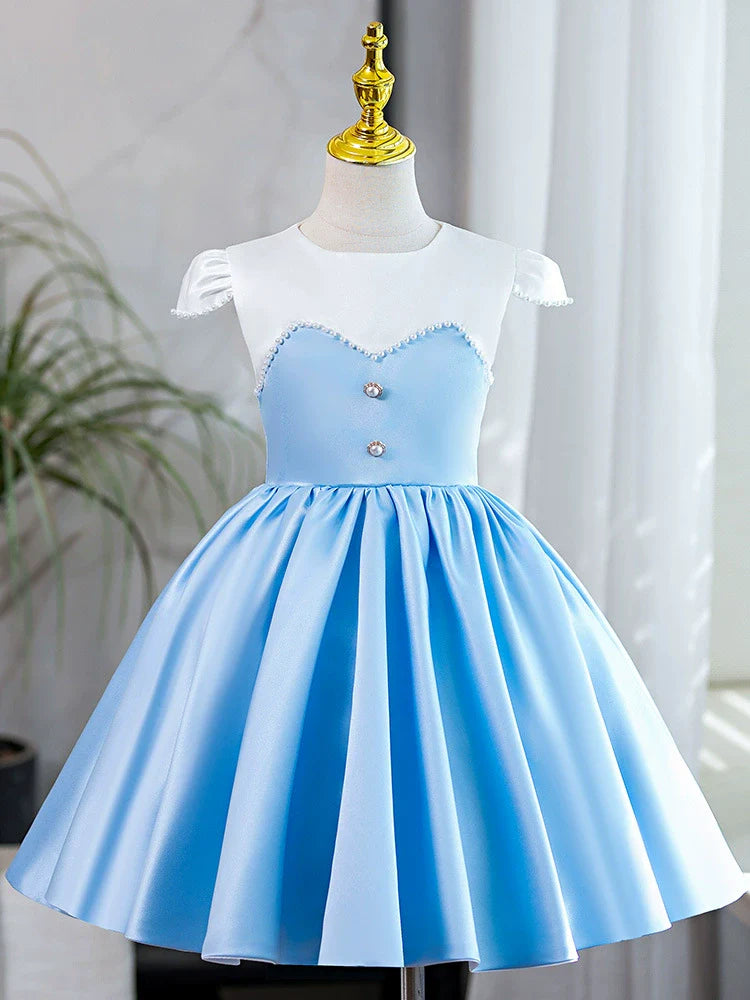 Vestido De Festa Azul Princesinha