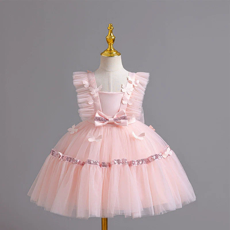 Vestido De Festa Tule Lacinhos