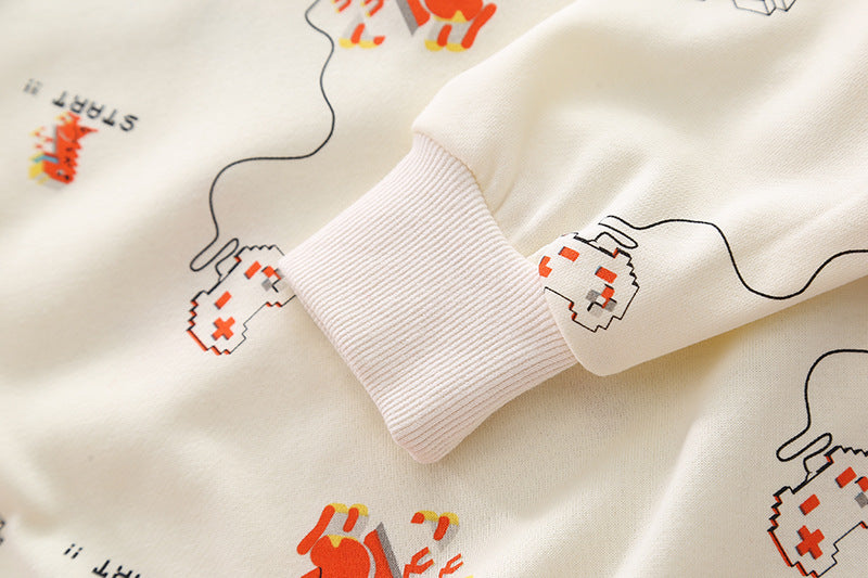 Conjunto Infantil Masculino Jardineira Dinossauro