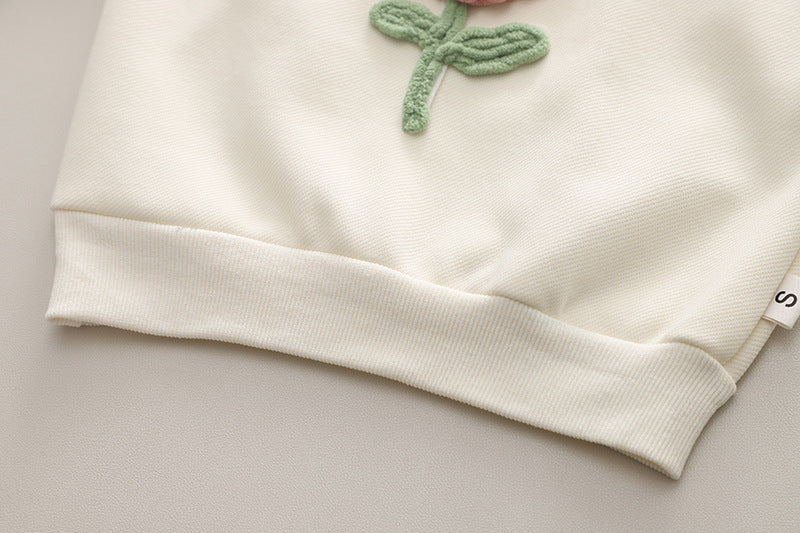 Conjunto Infantil Feminino Florzinhas e Jeans