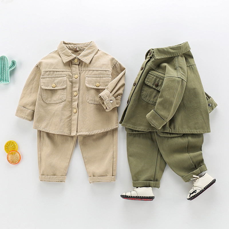 Conjunto Infantil Masculino Jeans Bolsinhos