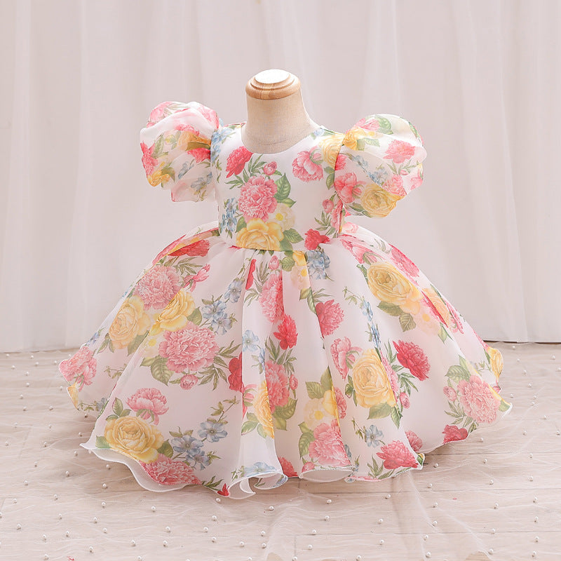 Vestido Infantil Floral