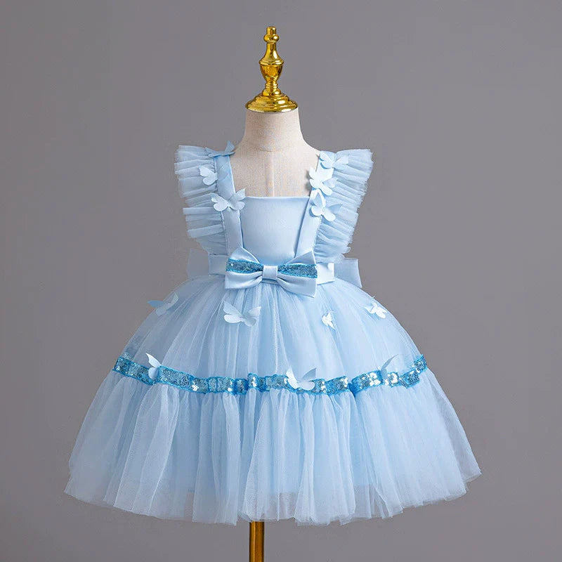 Vestido De Festa Tule Lacinhos