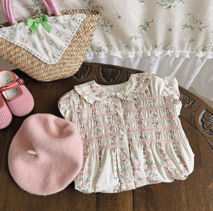 Vestido Infantil Floral Golinha