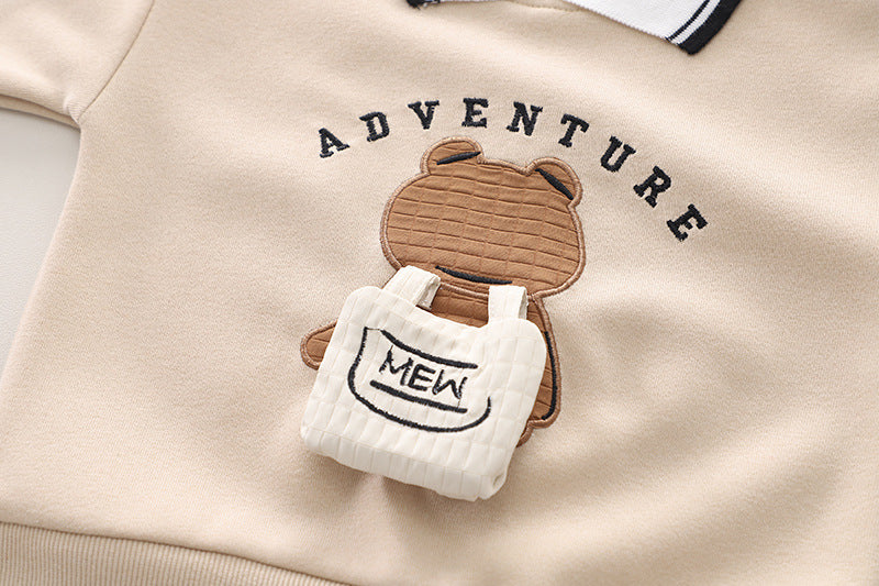 Conjunto Infantil Ursinho de Mochila