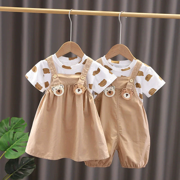 Conjunto Infantil Verão Ursinhos
