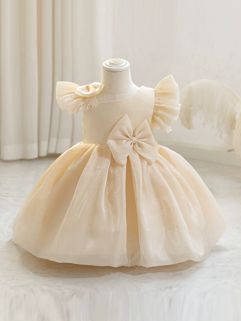 Vestido Infantil De Festa com Lacinho