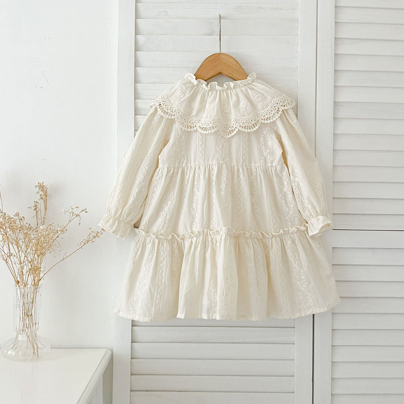 Vestido Infantil Feminino Rendado