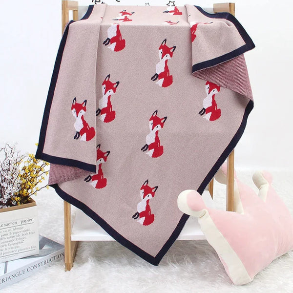 Manta Infantil Raposinhas