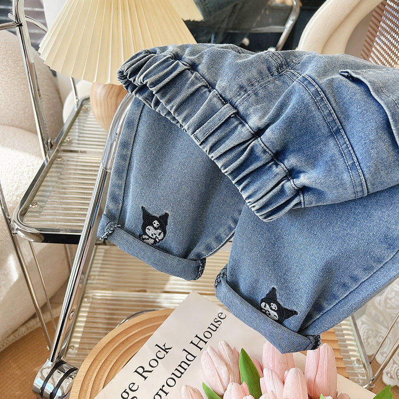 Calça Infantil Jeans Bichinhos