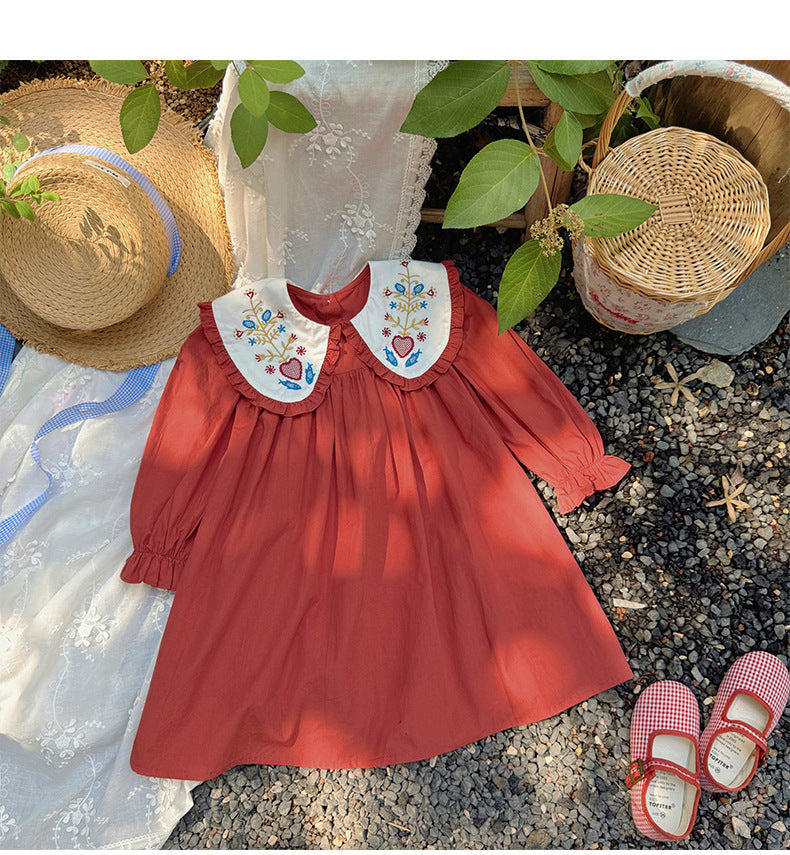 Vestido Infantil Golinha Bordada