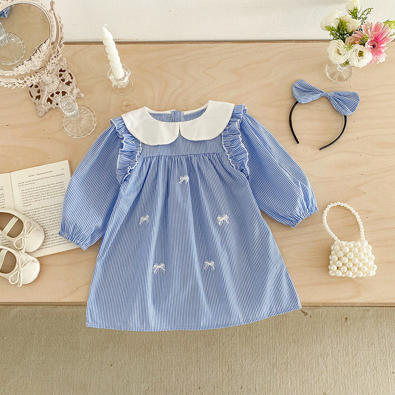 Body/ Vestido Infantil Lístras Lacinho