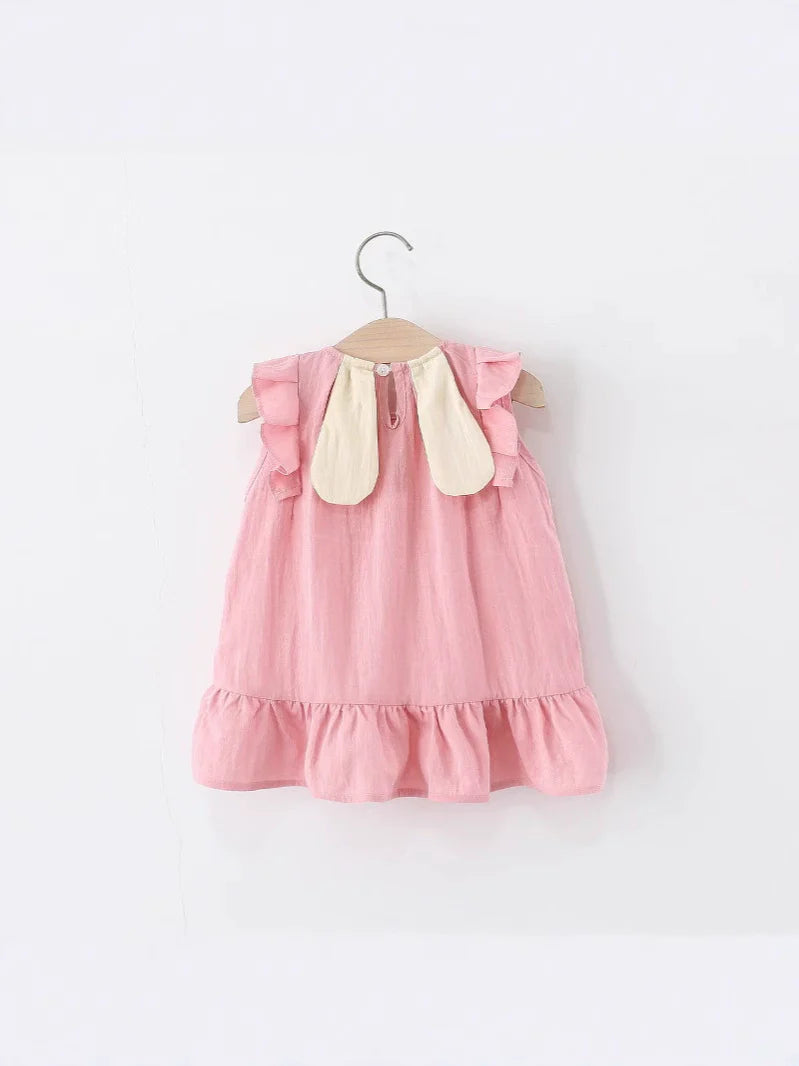Vestido Infantil Verão Orelhinhas