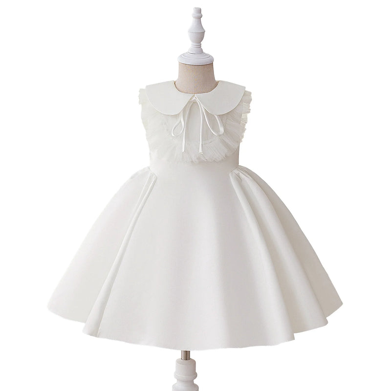 Vestido Infantil Branco Golinha