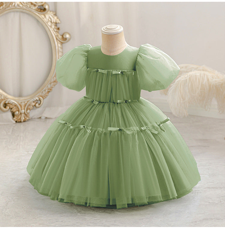 Vestido de Festa Mini Lacinhos