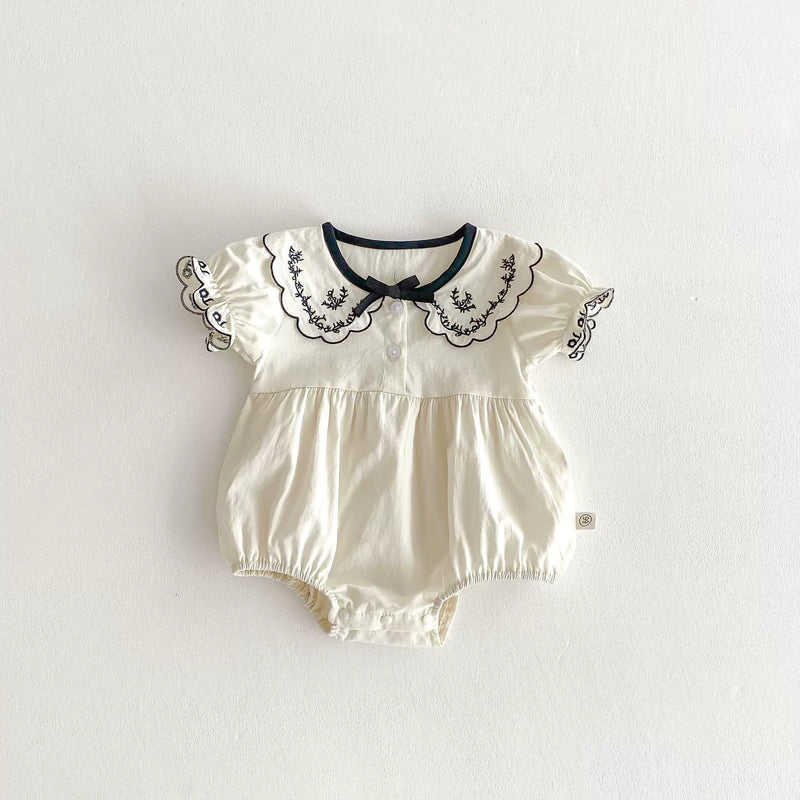 Body Infantil Feminino Bordadinho