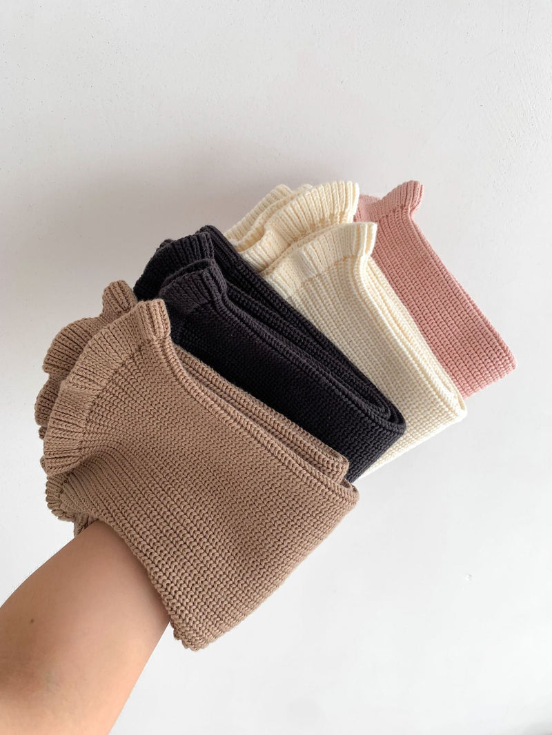 Calça Infantil de Tricô Pantalona