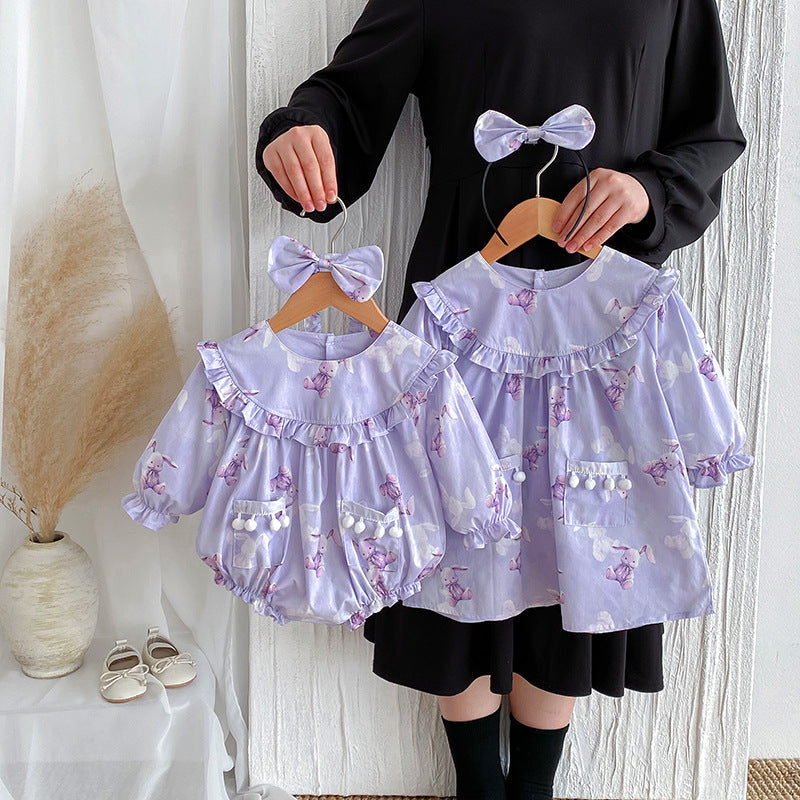 Body/ Vestido Coelhinhos Pompom