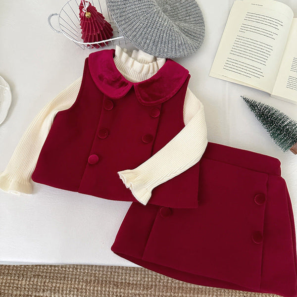 Conjunto Infantil Feminino 3 Peças Boutique