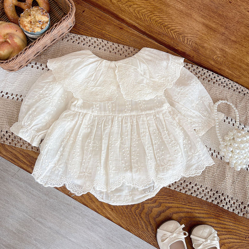 Body Infantil Feminino Rendadinho Floral