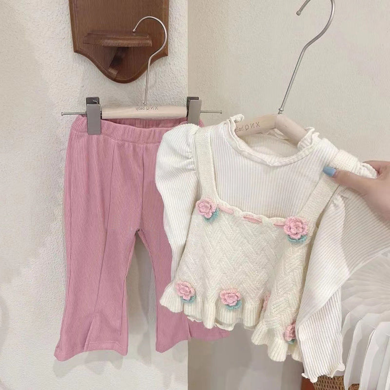 Conjunto Infantil Inverno Florzinhas