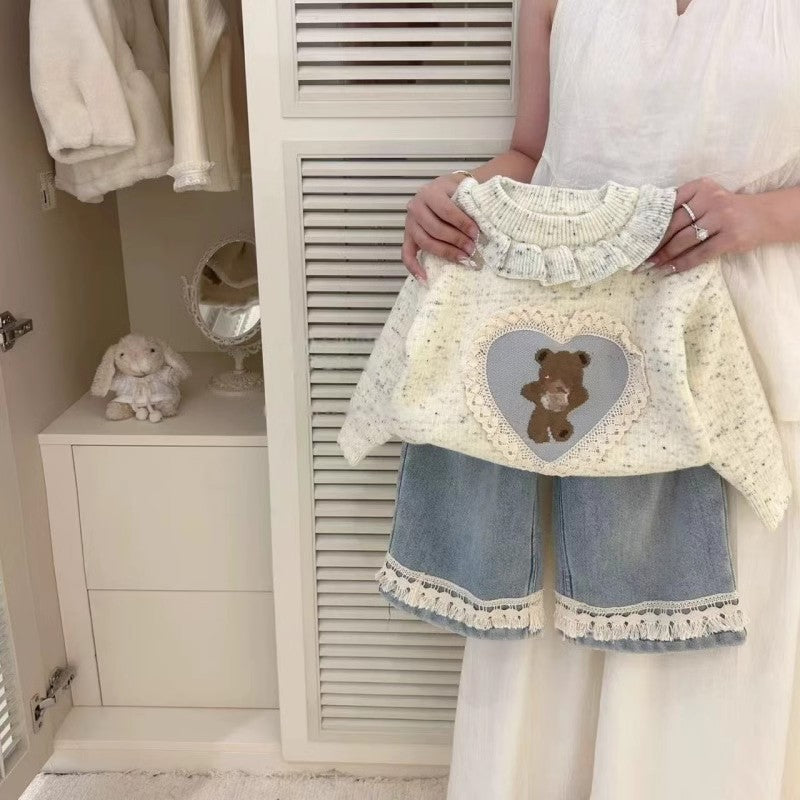 Blusa Infantil Feminina Inverno Ursinho