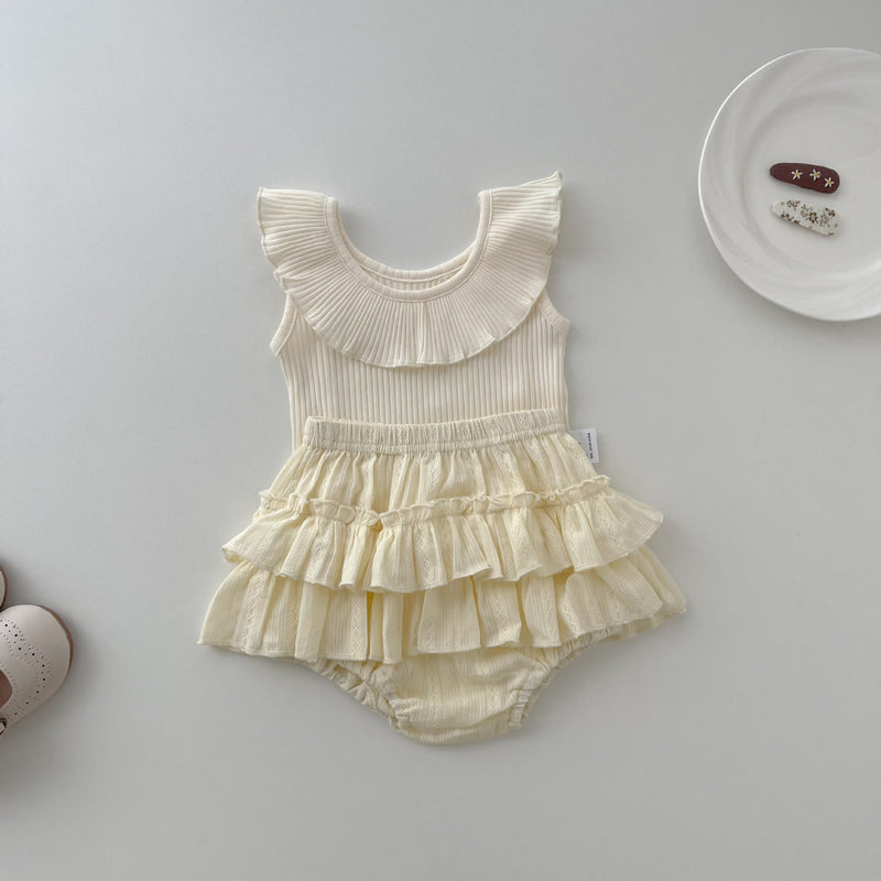 Conjunto Infantil Feminino Verão Babadinhos
