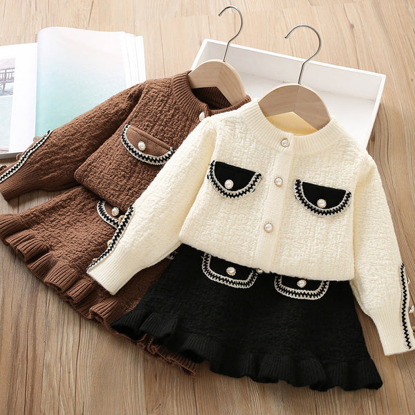Conjunto Infantil Feminino Inverno Bolsinhos