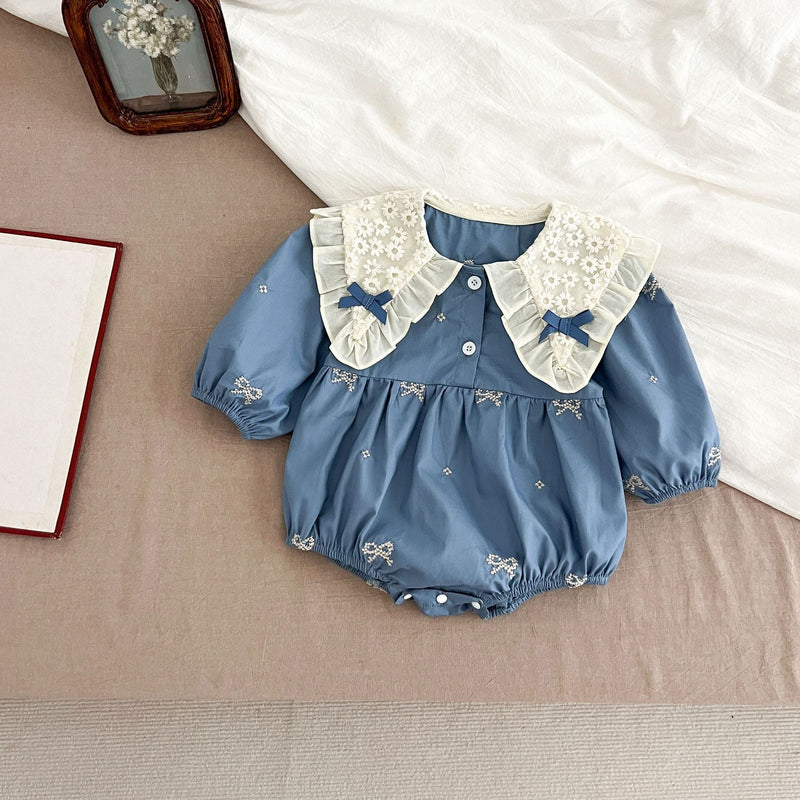 Body Infantil Lacinhos e Florzinhas