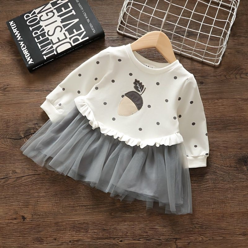 Vestido Infantil Frutinha e Tule